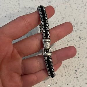 David Yurman Men Silver Bracelet